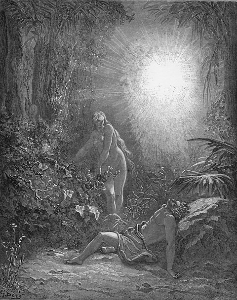 The Creation of Eve — Gustave Doré, 1866