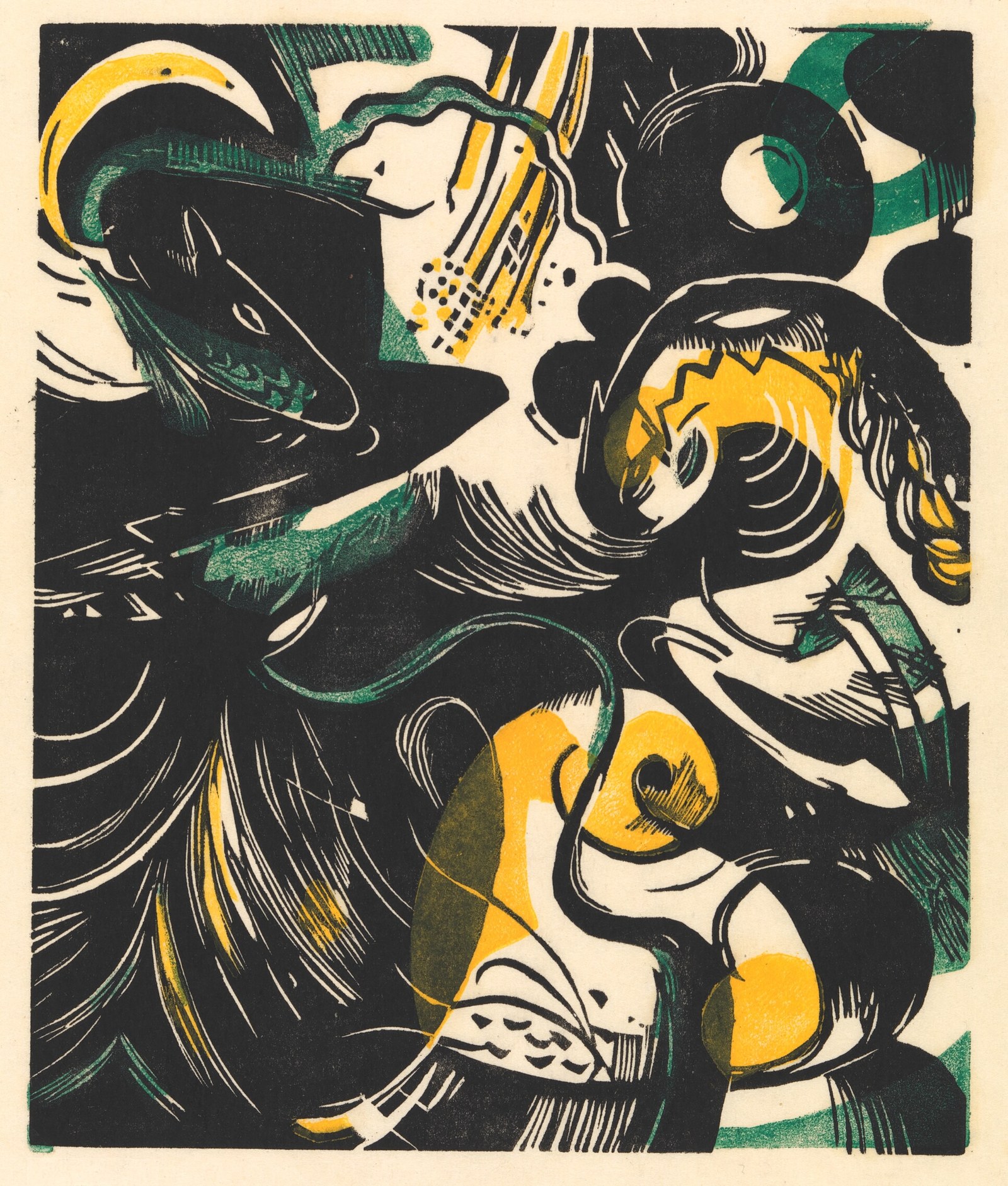 Creation Story II (Schöpfungsgeschichte II) — Franz Marc, 1914