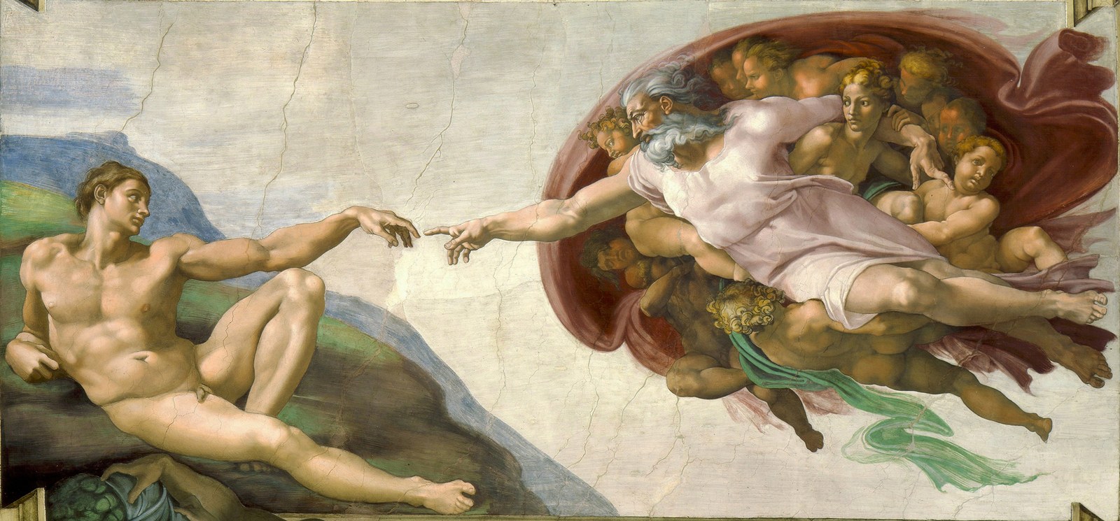 The Creation of Adam — Michelangelo, 1512