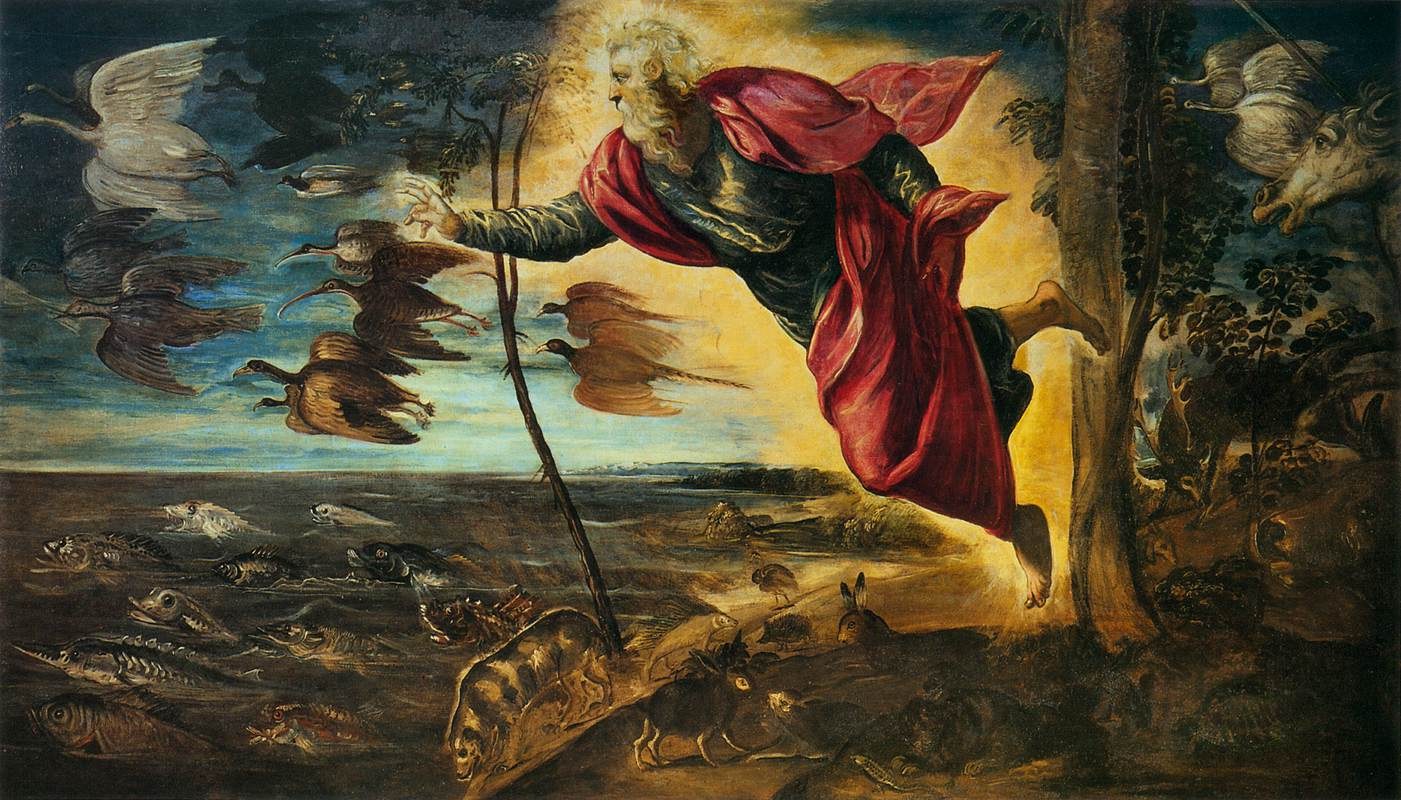 The Creation of the Animals — Jacopo Tintoretto, 1551–1552