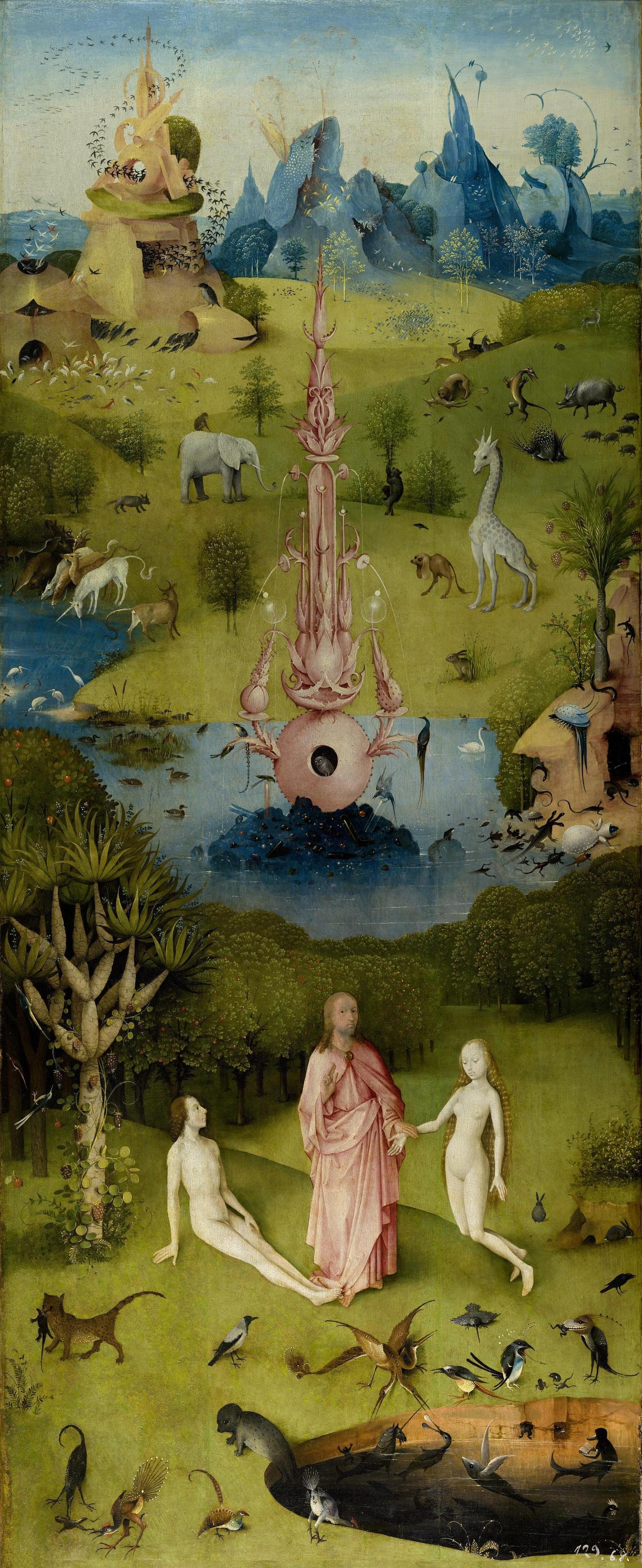 The Earthly Paradise (Garden of Eden) — Hieronymus Bosch, c. 1490–1500