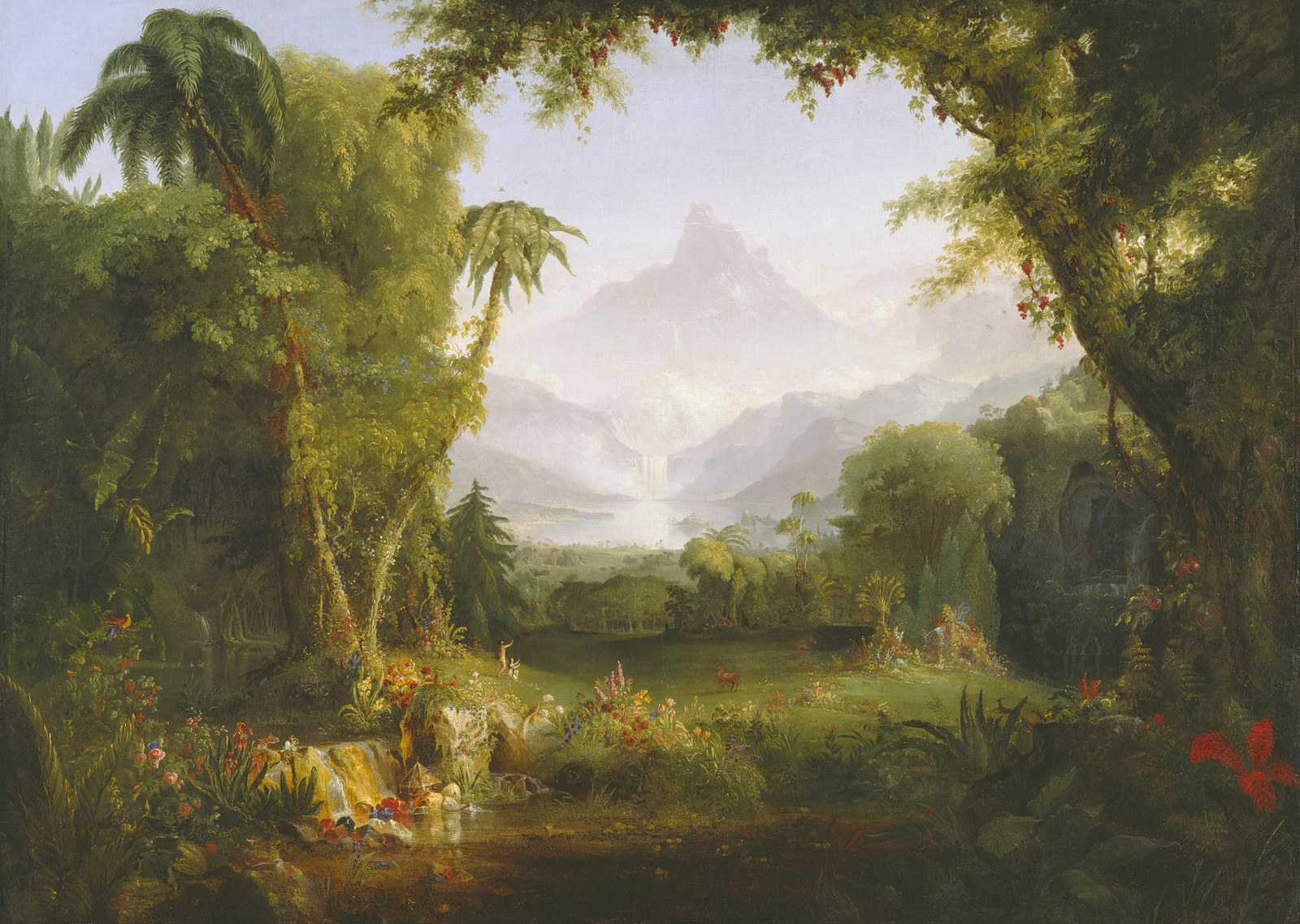 The Garden of Eden — Thomas Cole, 1828